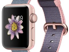 Curea iUni compatibila cu Apple Watch 1/2/3/4/5/6/7, 38mm, Nylon, Woven Strap, Dark Purple