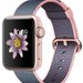 Curea iUni compatibila cu Apple Watch 1/2/3/4/5/6/7, 42mm, Nylon, Woven Strap, Dark Purple